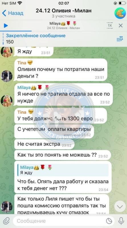 Митителу Оливия 1986 - ЧС эскорта